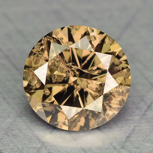 0.26 Cts FANCY SPARKLING PINKISH BROWN COLOR NATURAL LOOSE DIAMOND ~~CERTIFIED~~