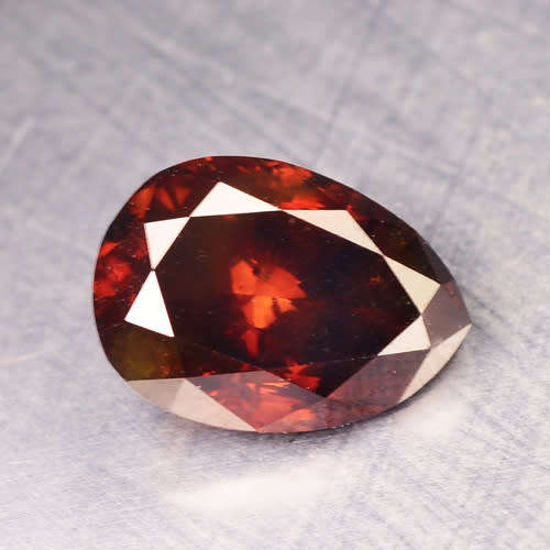 1.27 Cts FANCY SPARKLING SUPER RED BROWN COLOR NATURAL LOOSE DIAMOND ~~CERTIFIED~~