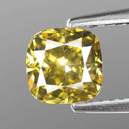 JUST ARRIVED - 1.02 Cts GIL CERTIFIED NATURAL INTENSE GREENISH YELLOW COLOR DIAMONDS- VS2
