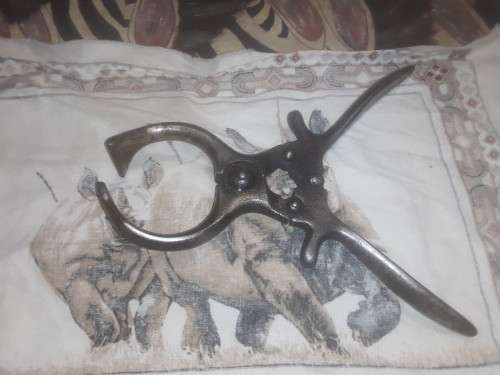 vintage castration plier