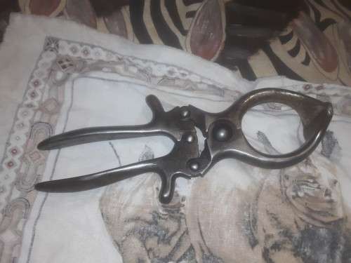 vintage castration plier