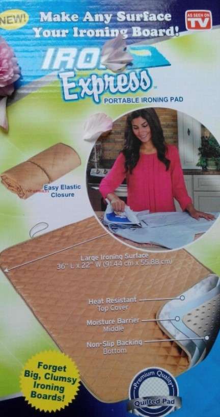**IN STOCK** Iron Express. PORTABLE IRONING PAD!!