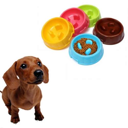 Dog Slow Eating Feeder Bowl. SET OF 2!!! Please read listing!