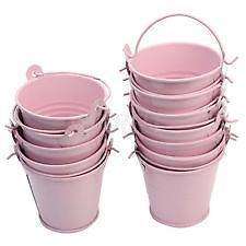 Various buckets small 8x8cm. 30 units on auction! Please read listing!