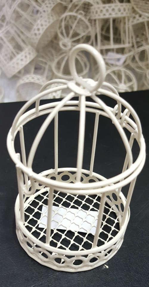 Bird cage decor 9x5cm! 3 CAGES PER BID!!! Please read listing.