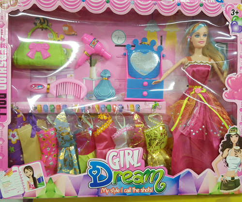 Fashion Doll with various outfits. Please read listing!