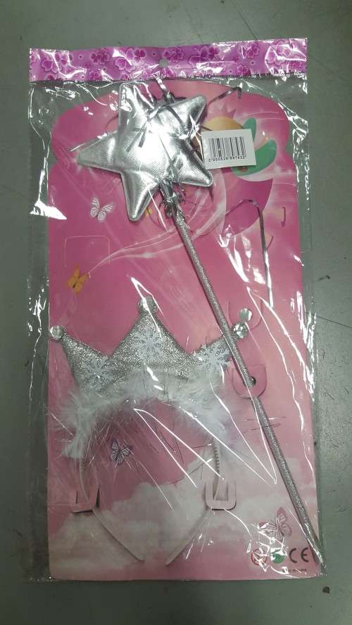 CLEARANCE SALE! BEAUTIFUL Frozen crown and staff. View other clearance auctions!