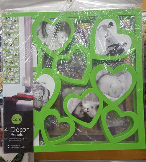 Gorgeous modern photo frame panels. 4 PANELS PER SET!!  Please read listing.