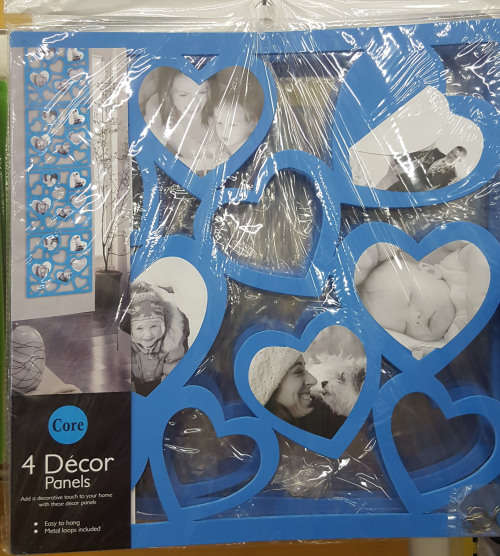 Gorgeous modern photo frame panels. 4 PANELS PER SET!!  Please read listing.