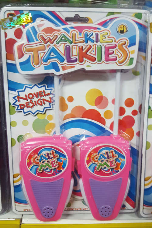 Walkie talkie set. Barbie/Mr Peabody/Peppa pig! Really works. PLEASE read listing.