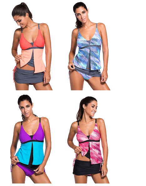 WEEKEND SPECIAL!!! Gorgeous Tankini Skort Bottom Swimsuit. 4 COLORS!! PLEASE read listing!