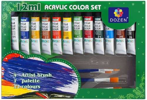 REDUCED TO CLEAR! Acrylic color paint set. View other clearance auctions!