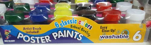 REDUCED TO CLEAR!!! Poster paints! 6 tubs per set. View other clearance auctions!
