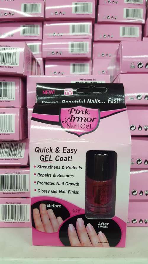 REDUCED TO CLEAR!! Pink armor nail gel. View our other clearance auctions!!