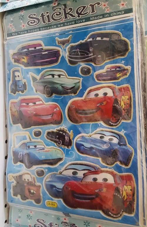 REDUCED TO CLEAR!! Stickers! Cars/Princess etc. See our other clearance auctios!