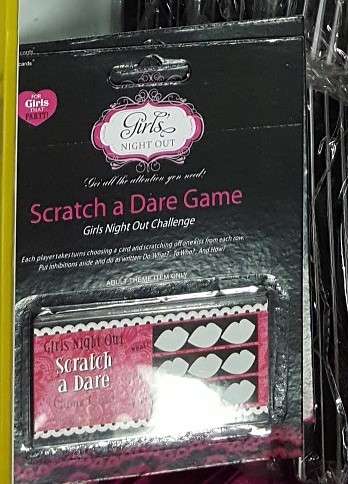 CLEARANCE SALE!!! Scratch a dare game-hen party! 10 CHARIOTS PER BID!!! Please read listing.