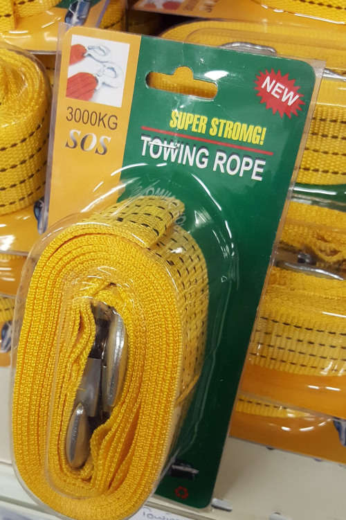 Towing rope. REDUCED TO CLEAR!! View other clearance auctions!!