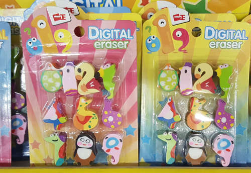 Number Eraser set!! Reduced to clear!! See our other clearance auctions!