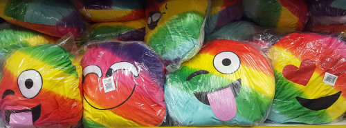 Modern colorful emoji cushion!! CLEARANCE SALE!!! View other clearance auctions!.