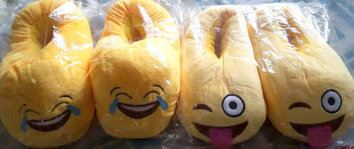Modern emoji slippers!! CLEARANCE SALE!!! View other clearance auctions!.