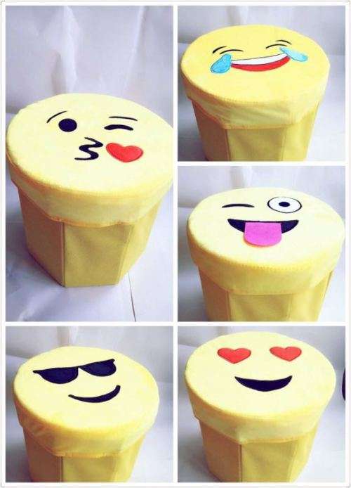 Emoji chair/storage compartment!!! REDUCED TO CLEAR!!! View other clearance auction