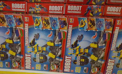 172pc, 4-in-1 robot transformable set! WHOLESALE clearance.