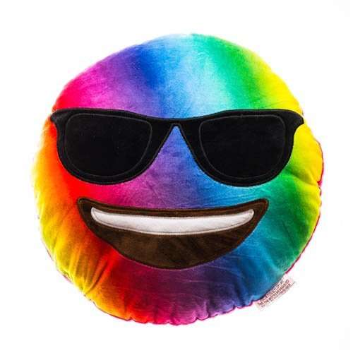 Modern rainbow emoji cushion!! See our other clearance auctions!