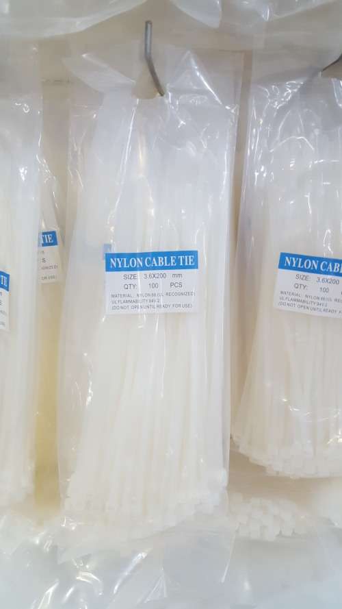 3.6x200mm nylon cable ties- 100PCS. View other listings!