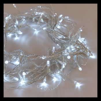 White fairy lights. 20m.