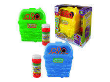 Awesome battery operated bubble machine- makes 100's of bubbles. PERFECT GIFT.