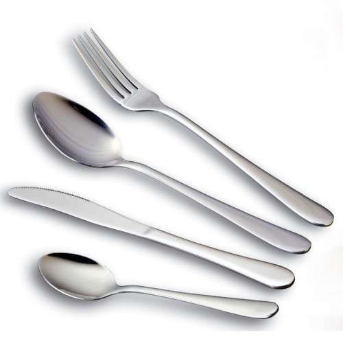 24 PIECE STAINLESS STEEL cutlery set.