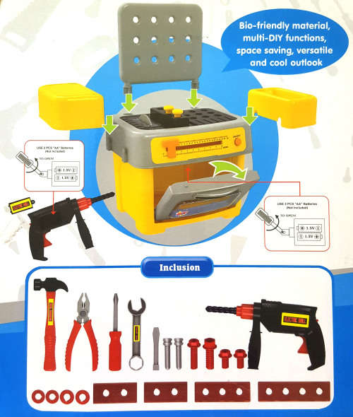 My little Workshop with accessories. SOUND, MUSIC AND LIGHTS!! PERFECT GIFT.