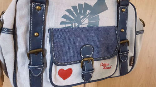 Original Cotton Road Bag- Windmill Heart. LOTS OF AUCTIONS STARTING AT R1!!