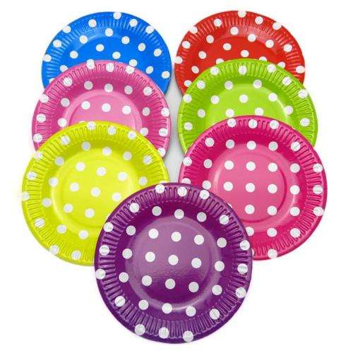 50 Paper Plates. Assorted colors available. ENTERTAIN IN STYLE. X-MAS BARGAINS.