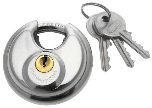 80mm Stainless steel disc padlock!