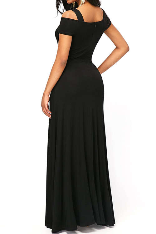 STUNNING black Evening dress. Size M. LOTS OF R1 AUCTIONS!!