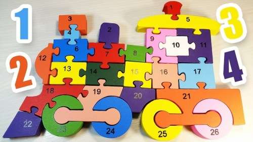 Assorted Wooden 3D Puzzle. Learn Alphabet & Numbers. WHOLESALE listing. (Qty 50 pcs).