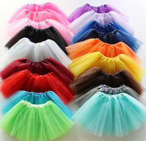 Tutu Party Ballet Skirt | Assorted Colors & Styles