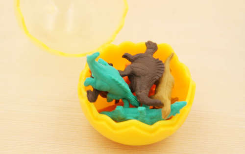 Dinosaurs in Egg Eraser Set | Back to School Savings