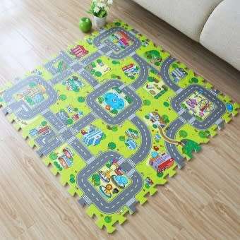 Jumbo interlocking foam puzzle eva mat, The Big City.