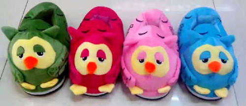 Owl Slippers | Light Pink, Blue, Green or Dark Pink