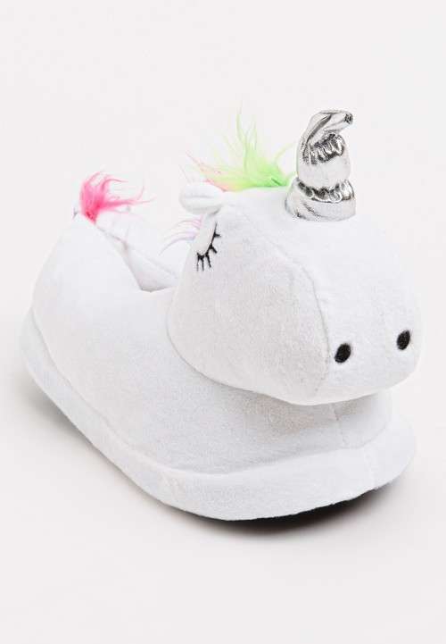 Super cute Unicorn Slippers | White (adult size 1-5)...LAST STOCK CLEARANCE!!