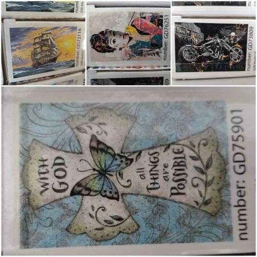 Full Diamond Dot Painting Kit (30x30cm) - Variety of Designs to Choose from!!!