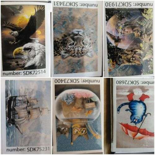 Full Diamond Dot Painting Kit (30x30cm) - Variety of Designs to Choose from!!!