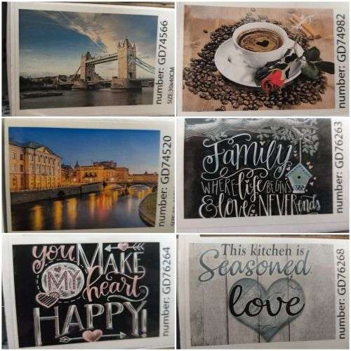 Full Diamond Dot Painting Kit (30x40cm) - Variety of Designs to Choose from