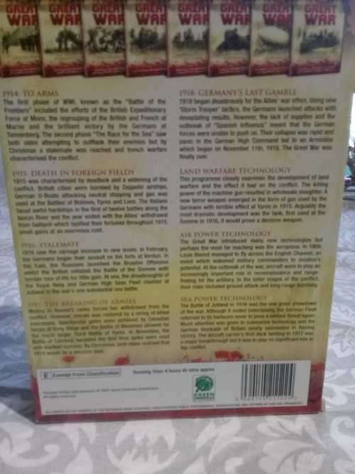 The Great War 8 DVD box set