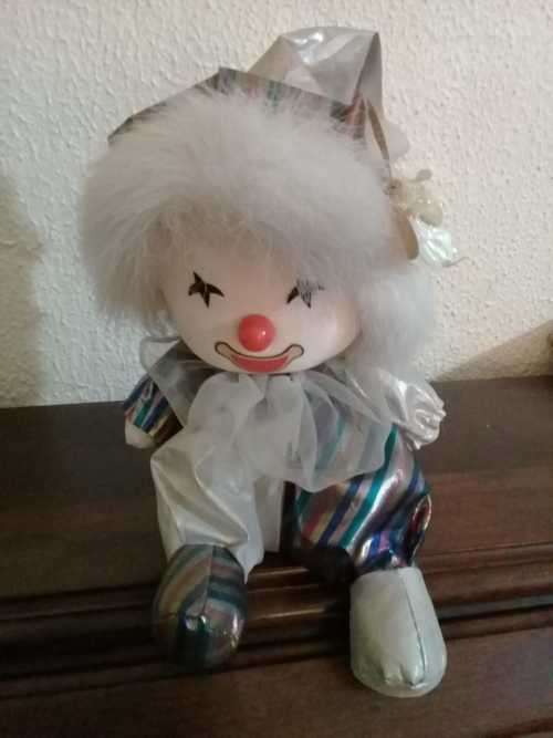 Vintage toy musical clown