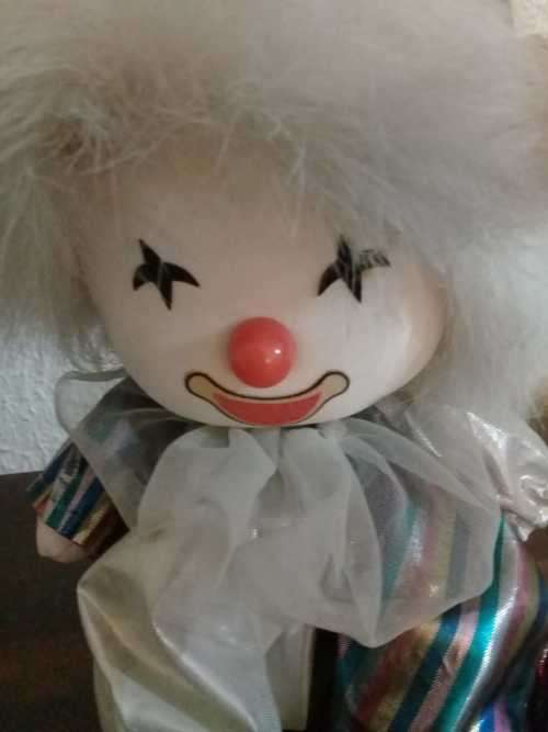 Vintage toy musical clown