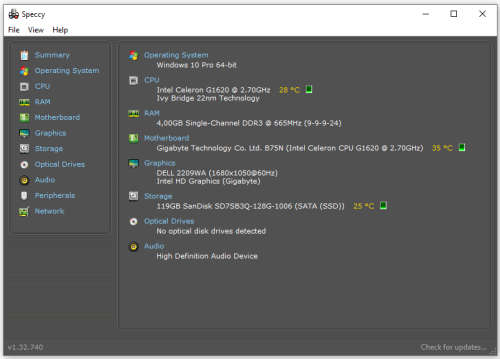 Intel Celeron, 4GB RAM, 128GB SSD, Win 10 Pro Starter PC