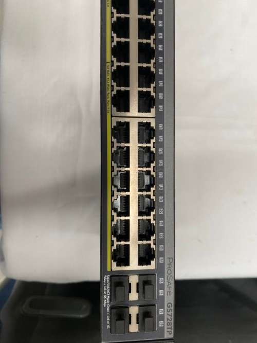 Netgear GS728TP 24-Port Gigabit PoE+ Smart Managed Pro SWITCH W/ 4 SFP